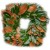 Square Wreath with alternated Magnolia leaves Square Wreath with alternated Magnolia leaves