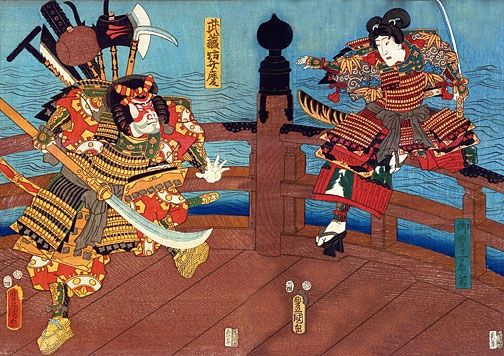 Samurai on Shijo Bridge
