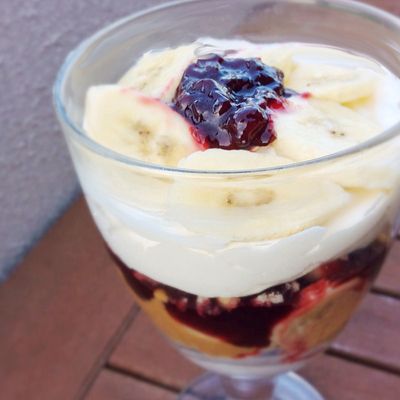 Peanut Butter and Jelly Parfait
