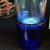 Blue glass vase for decorating. Blue glass vase for decorating.