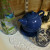 Blue Tea Cup, Blue Bird, Blue Votive Blue Tea Cup, Blue Bird, Blue Votive