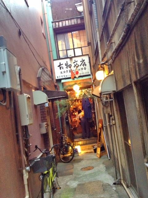 It's an antique store tucked away and hidden deep within the labyrinths of Asakusa.
