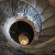 Spiral staircase in Melk Abbey Spiral staircase in Melk Abbey