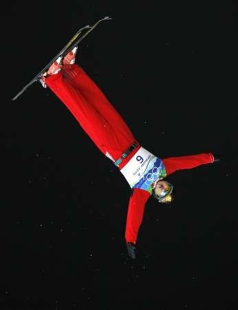 Lui Zhongqing of China - Bronze medalist in Men's Freestyle Aerials -2010 Olympics