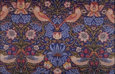 The "Strawberry Thief" Printed Textile Designed by William Morris - 1883