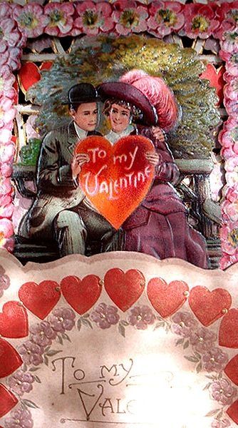 1900 3D Foldout Valentine