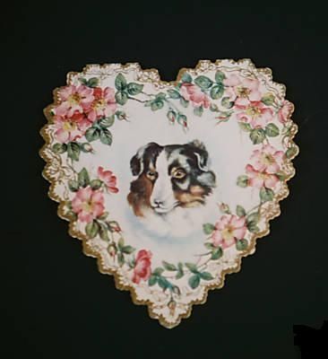Early 1900's Dog Valentine Card