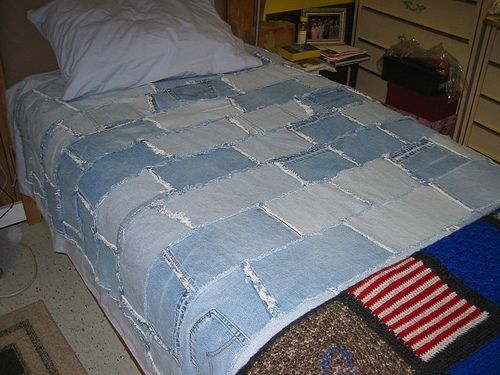 Upcycling Jeans into Home decor