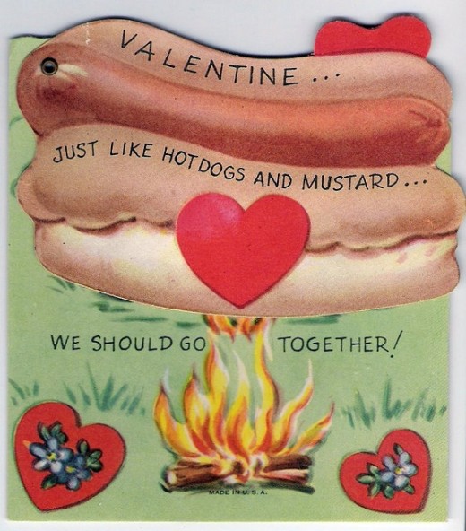 1940's Hot Dog Valentine