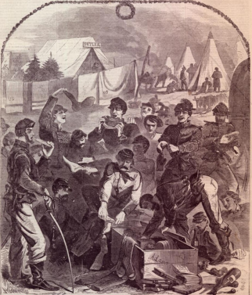 winslow homer - civil war christmas - 1861