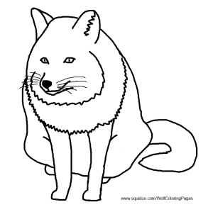 realist fox coloring page