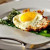 Asparagus with bread crumb-fried eggs from latimes.com