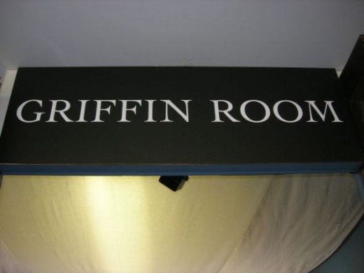 The Griffin Room at Black Sheep Books