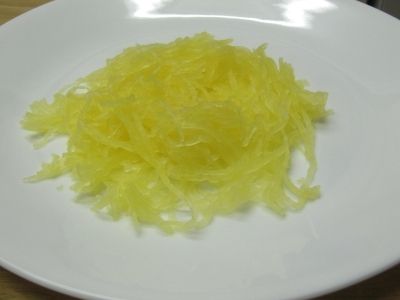 using vegetable spaghetti squash