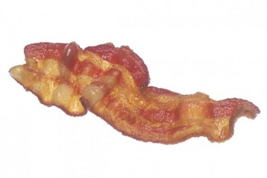 Fried Crispy bacon