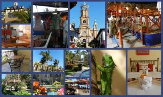 Photo Collage of Puerto Vallerta Area