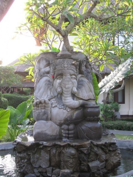 Ganesh statue in Bali