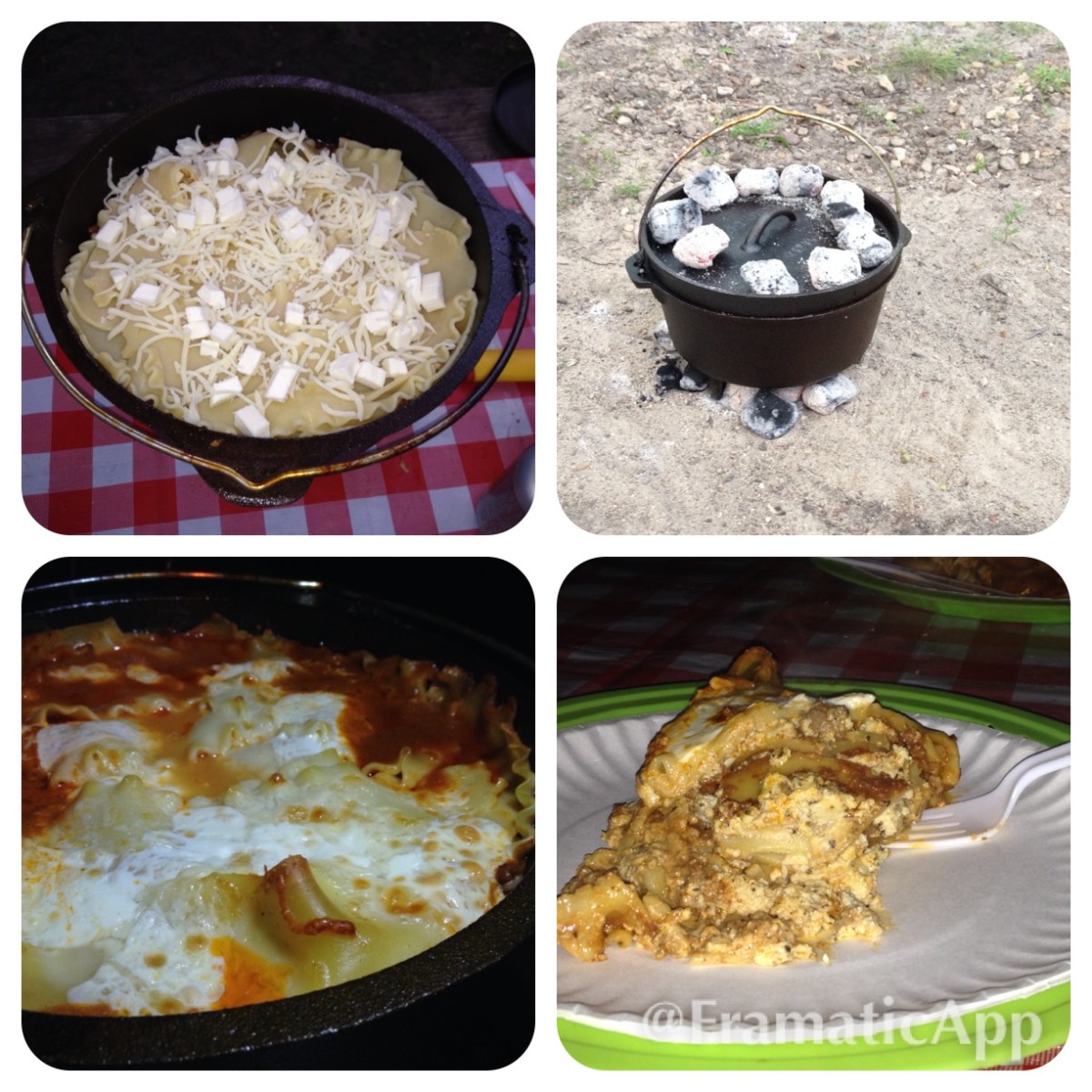 Pioneer Lasagna: Cooking Lasagna in a Dutch Oven While Camping