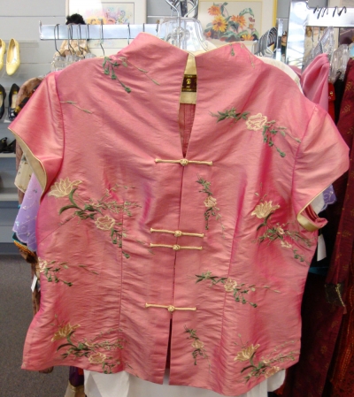 Silk Mandarin blouse
