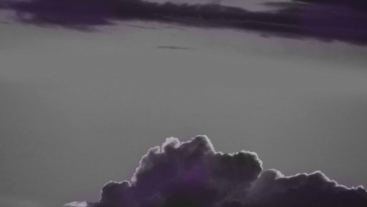 Purple Clouds at Dusk