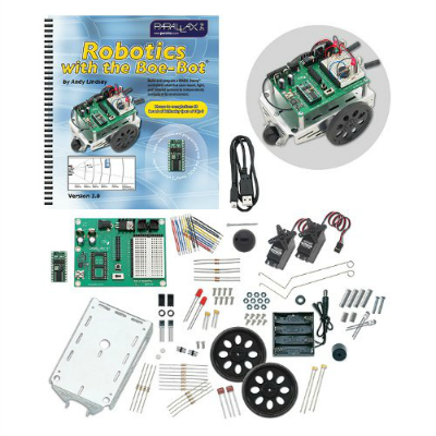 Parallax Programmable Boe-Bot Robot Kit