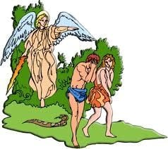 Adam and Eve thrown out of the Garden