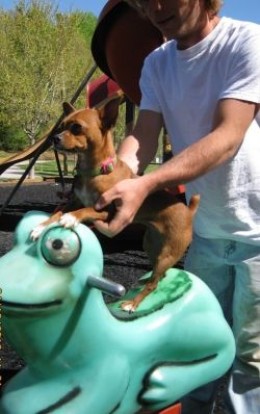Lexie's first trip to the park!