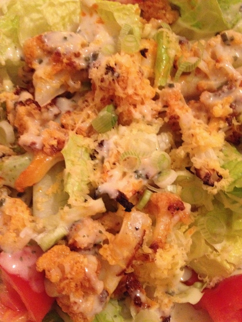 Buffalo Cauliflower Salad