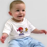 Infant/Toddler T-Shirt. Sizes: 6mo, 12mo, 18mo, 2T, 3T, 4T. Colors: White, Baby Blue, Daffodil Yellow