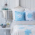 Transform your bedroom with some simple felt throw pillows and snowflake cutouts. Hot-glue snowflakes to a simple white matelasse, or use a slip stitch to gently attach them to your bedspread for the holiday season.By www.countryliving.com
