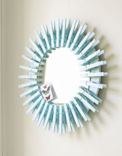 Clothespin mirror from Country Living.