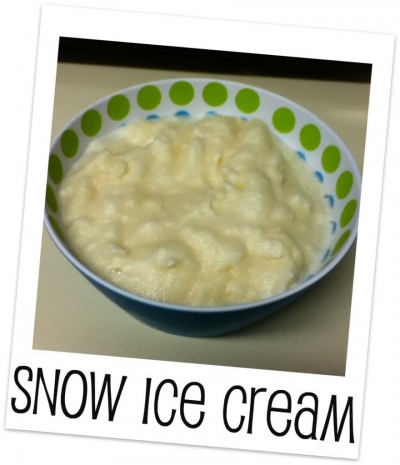 Snow Ice Cream