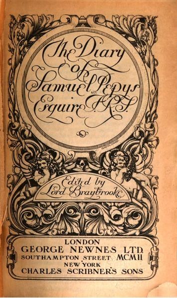 Samuel Pepy's Diary