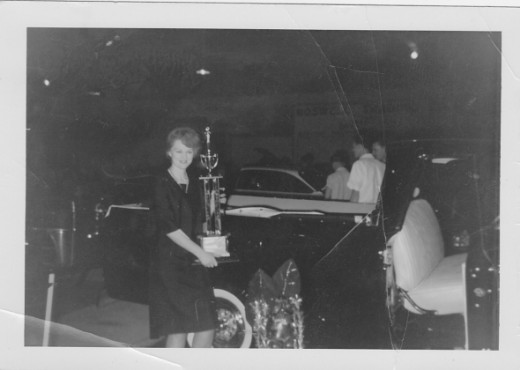 Dad had so many classics. I just could not find all of the pictures. There were always car shows for the Hot Rod fans.  The trophy's were something in themselves. They were an honor to win. They used to come with watches attached to them.