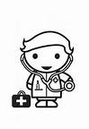 Free Kids Doctor Coloring Pages