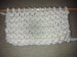 Always knit a small swatch to learn the exact gauge of a new yarn.