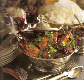 Indian-Style Lamb with Dried Figs.