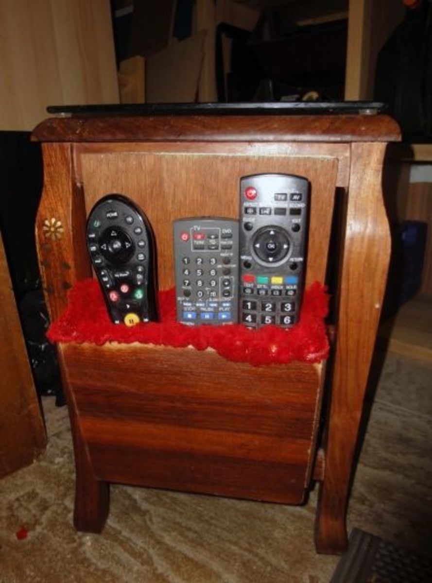 How to Make a TV Remote Control Holder | HubPages