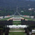 The new Parliament House sits behind the old Parliament House. The new Parliament House sits behind the old Parliament House.