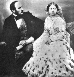 Queen Victoria and Prince Albert 30 June 1854 