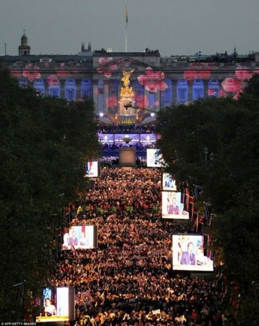 The Mall during the Diamond Jubilee Concert