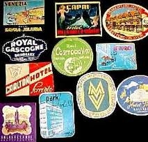 Vintage Luggage Labels