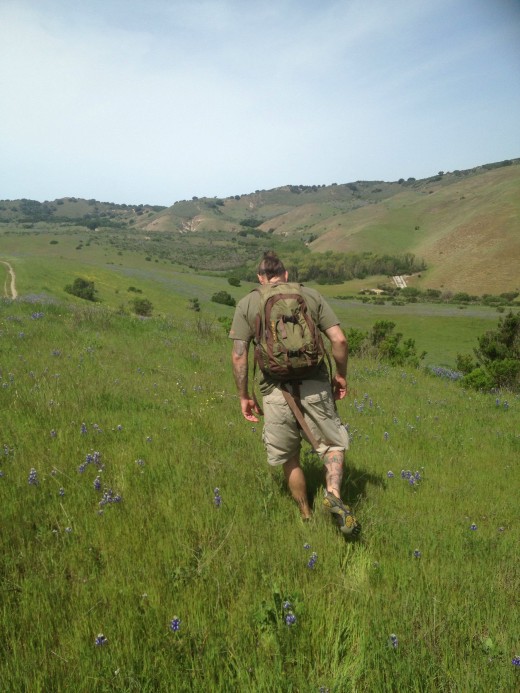 We hike together