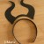 Cut out the horns design carefully. Cut out the horns design carefully.