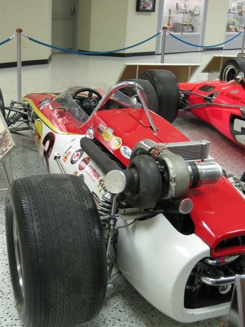 This is an Eagle-Offy. Bobby Unser won in 1968 with this. Paul Newman's car in the movie "Winning" was based on this car.