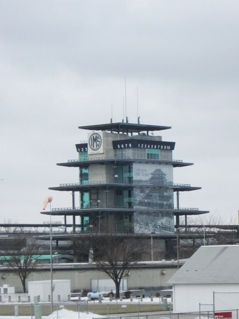 A look at the Pagoda/tower. Timing and scoring occur here.