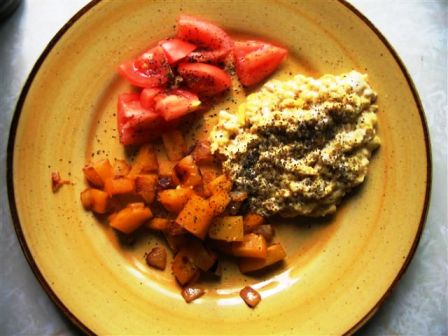 scrambled eggs