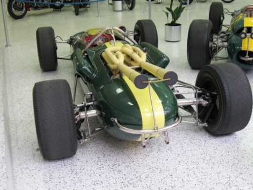 This is Jimmy Clark's 1965 winning Lotus Ford.
