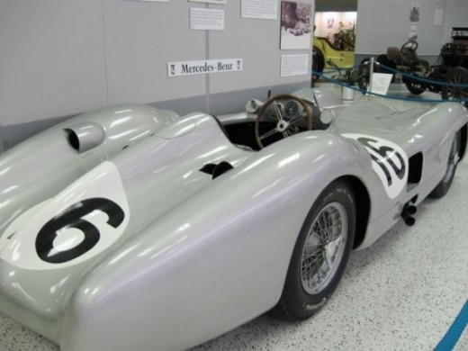 This is a Mercedes racing car.