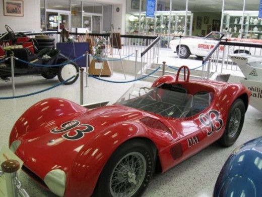 This is a "Birdcage" Maserati, a sports racing car.